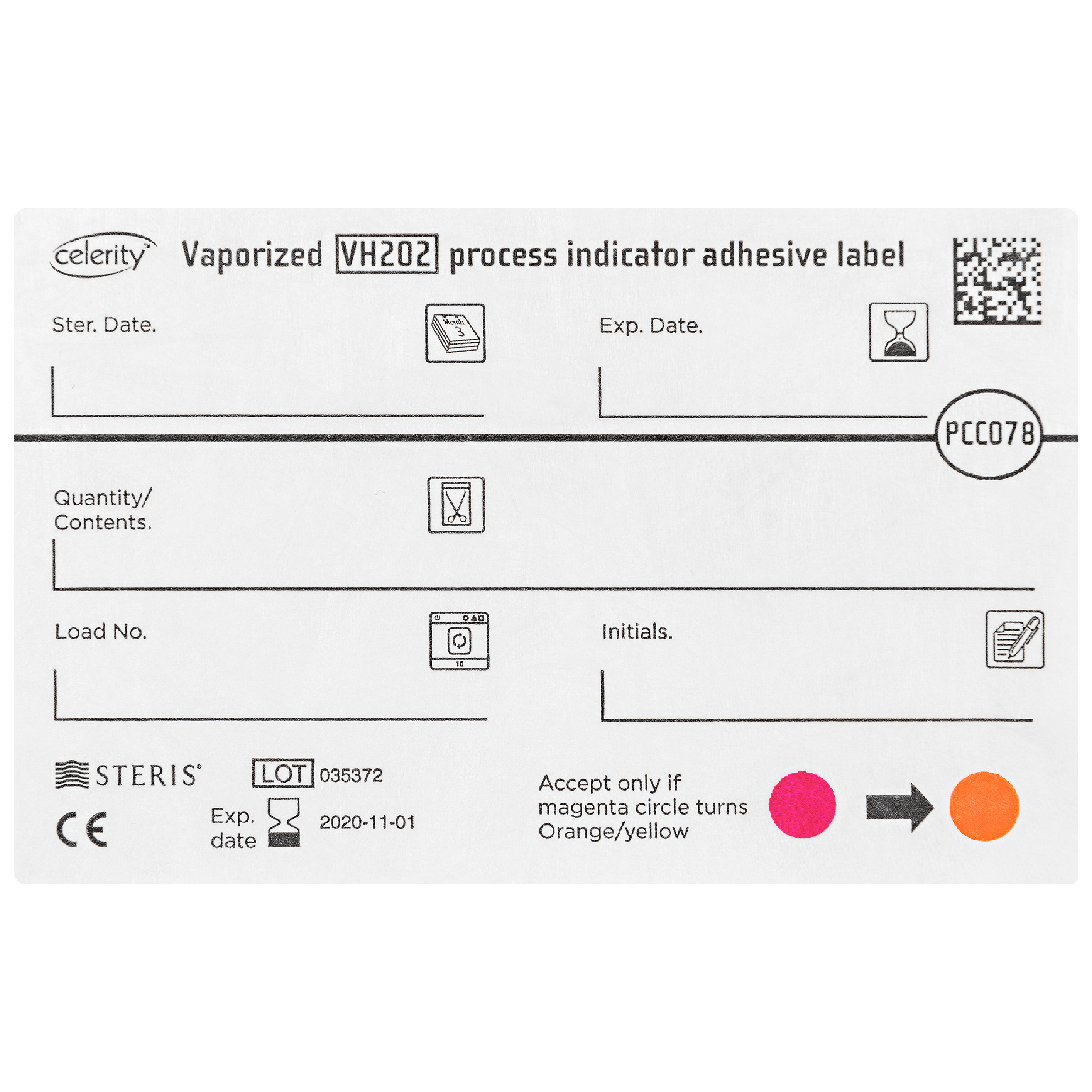 PCC078 - ETIQUETA ADESIVA CELERITY - ROLO - H202