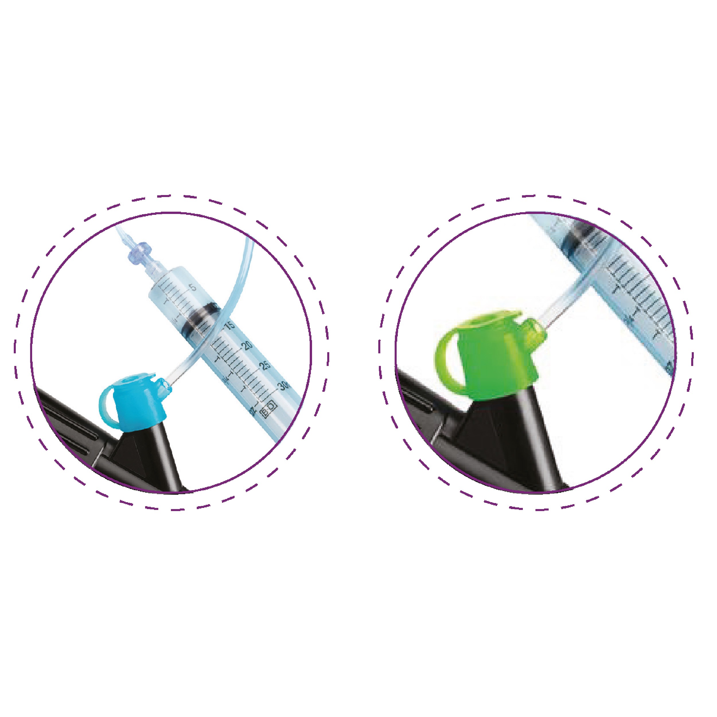 BX00711133 - VALVULA BIOPSIA C IRRIGADOR LAT COMP 30.5CM BIOSHIELD OLY/FU - AZUL